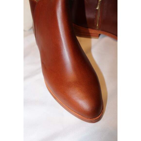 Nisolo Everyday Leather Heel Chelsea Boots Sz 6 Brandy NIB $228 - Picture 4 of 6